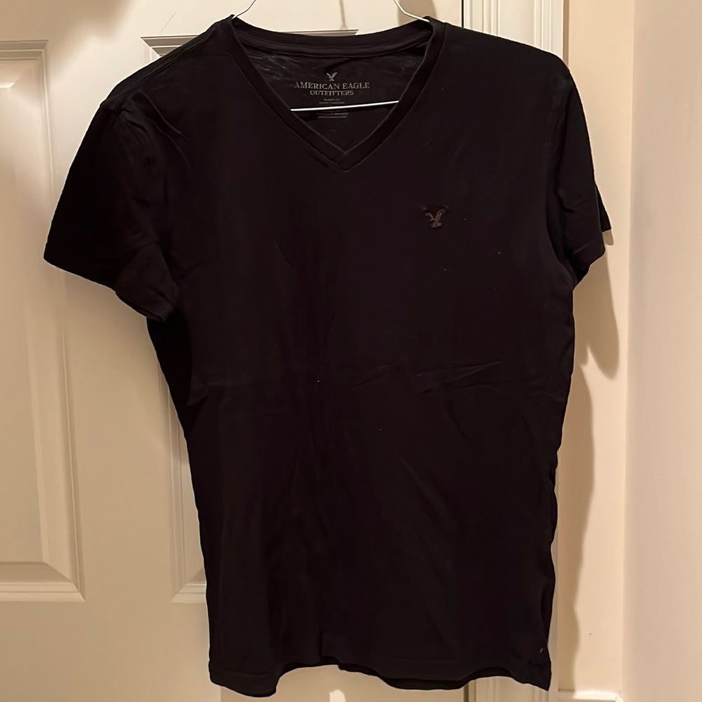Black American eagle short sleeve shirt